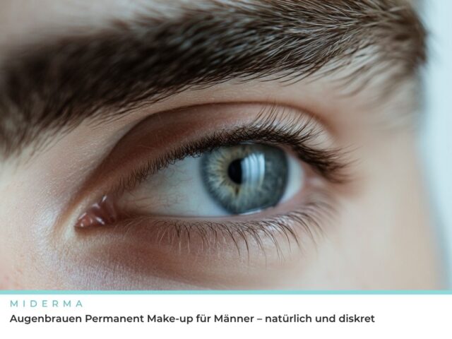 Augenbrauen Permanent Make-up für Männer – natürlich und diskret