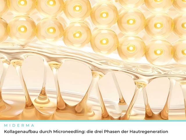Kollagenaufbau durch Microneedling: die drei Phasen der Hautregeneration
